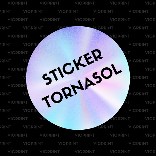 Stickers de vinilo tornasol